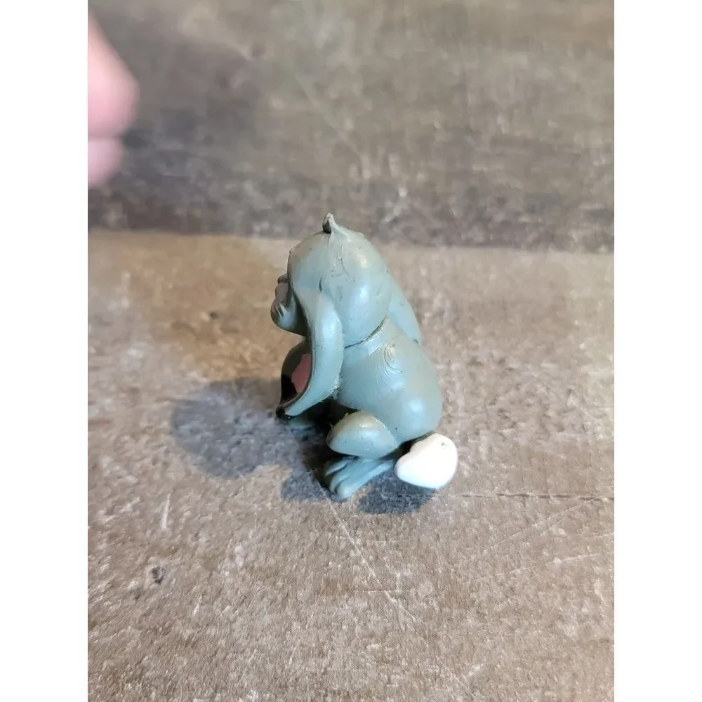 Mini gray‎ rabbit bunny toy figure doll accessory